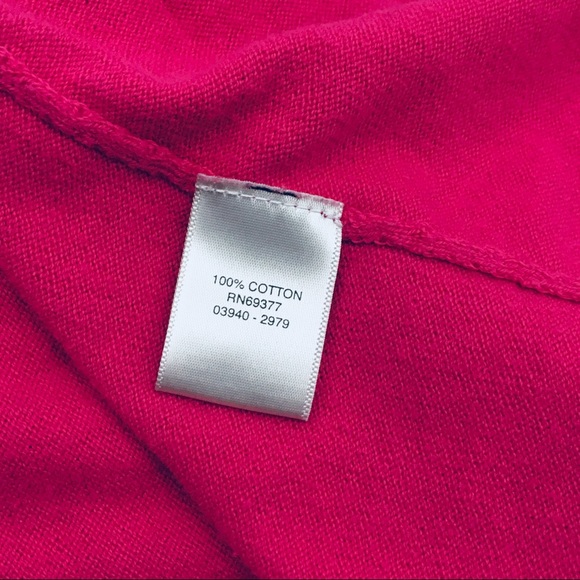 Christopher & Banks Cardigan Hot Pink Size Medium - Picture 6 of 7